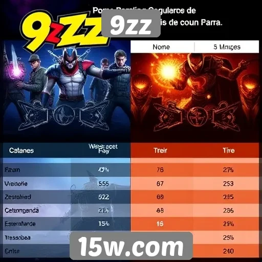 Comparativo de gráficos em jogos do 9zz